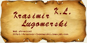 Krasimir Lugomerski vizit kartica